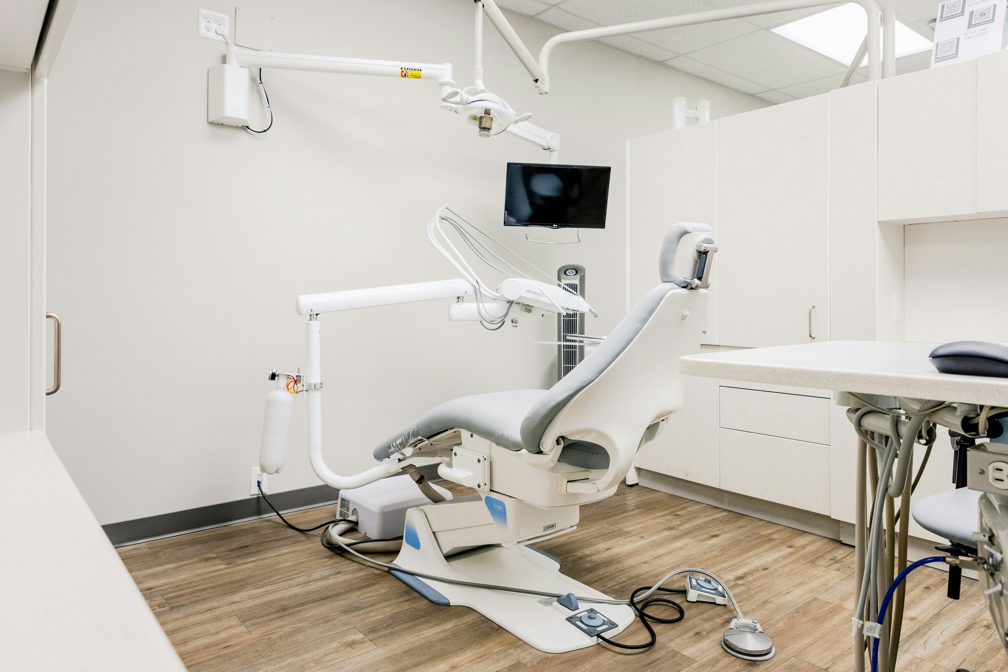 Recepção da clínica odontológica